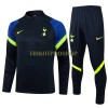 Tottenham Hotspur Sweatshirts Anzüge Suit Quarter-zip 2021-22 Blau Blaue Für Herren